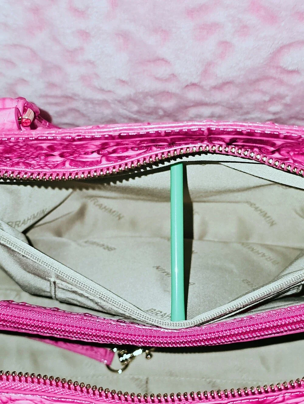 NWT Brahmin PARADISE PINK Small Finley